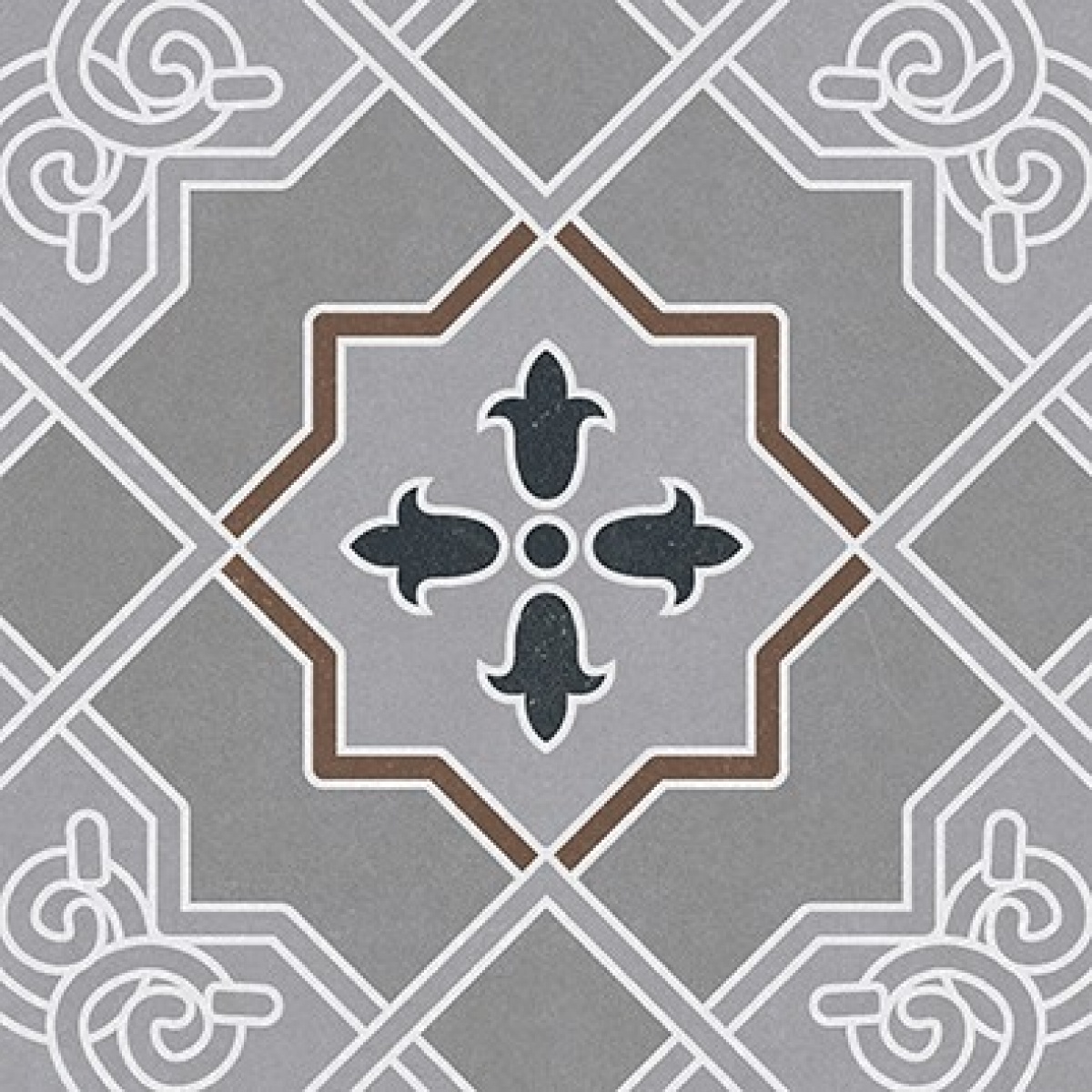 TRV402 - INDVT - MONOTONE GREVEL DECOR [DIGIMATT 5.0] (200 X 200) [OO]