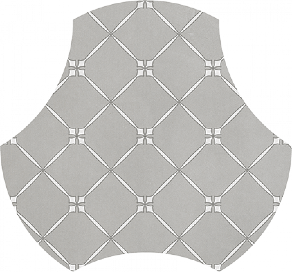 TRV402 - INDVT - PAVER CLASSIC SILVER DECOR [MATT GRANULLA] (214 X 200) [OO] - 4