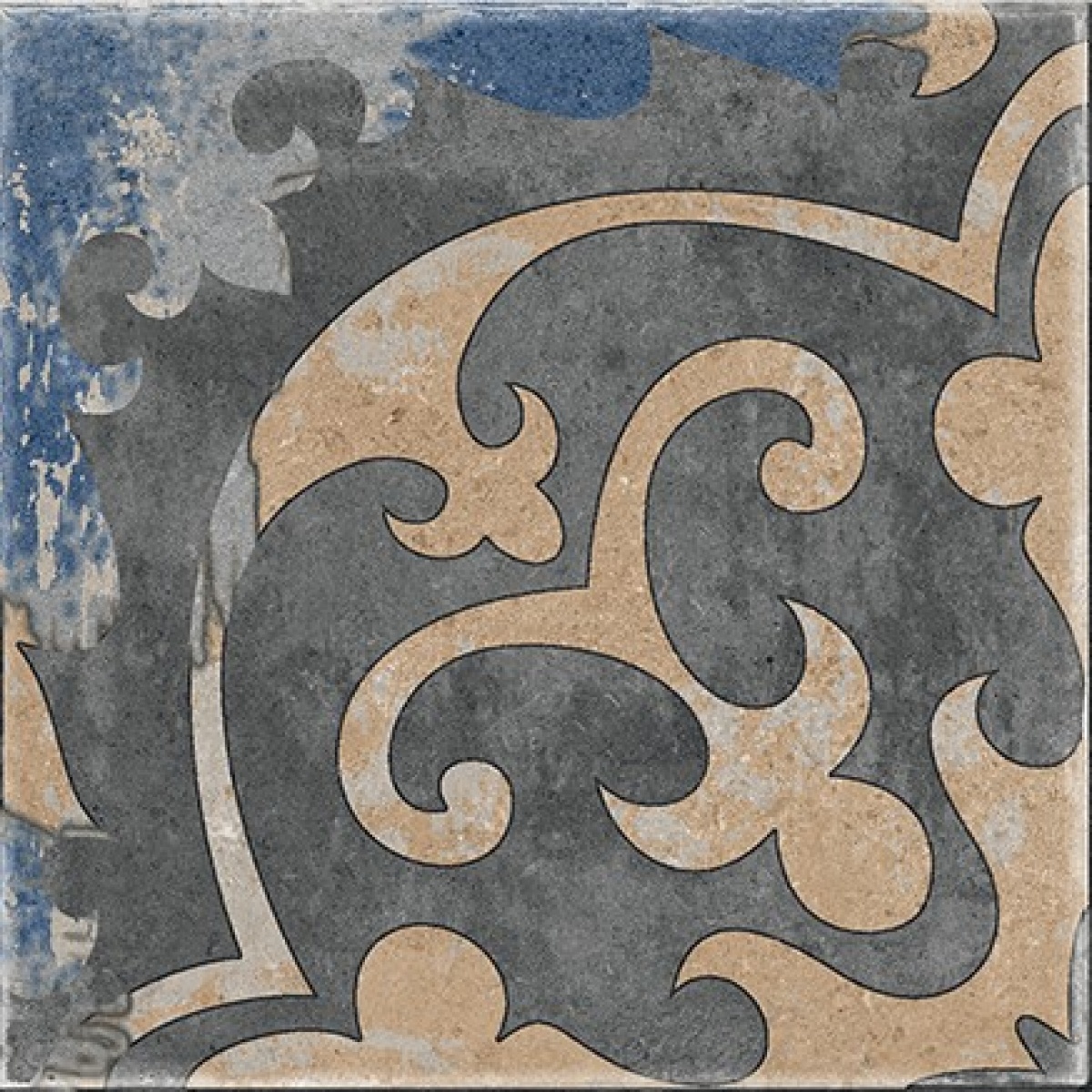 TRV402 - INDVT - VENEZZIA AZURRO DECOR 1 [GLOSSY GRANULA]] (200 X 200) [OO] - 7