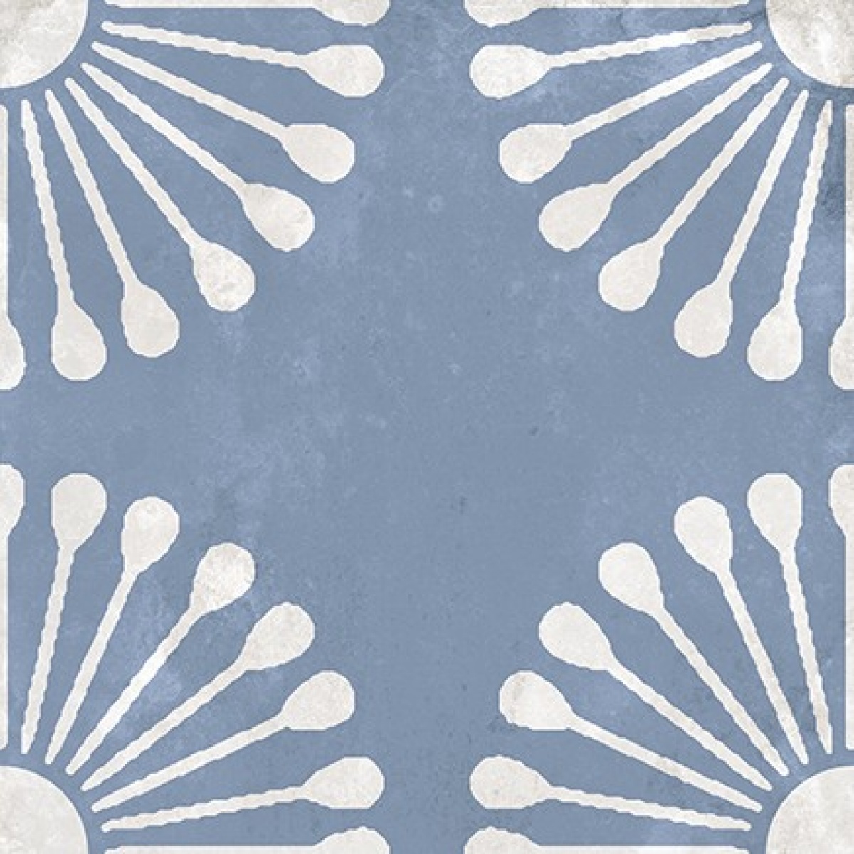 TRV402 - INDVT - PALMAS BLUE DECOR 1 [MATT GRANULA PUNCH] (200 X 200) [OO] - 2