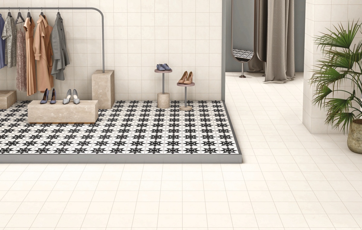 TRV402 - INDVT - LEVELS BEIGE DECOR 1015 [MATT GRANULA] (200 X 200) [OO] - 1