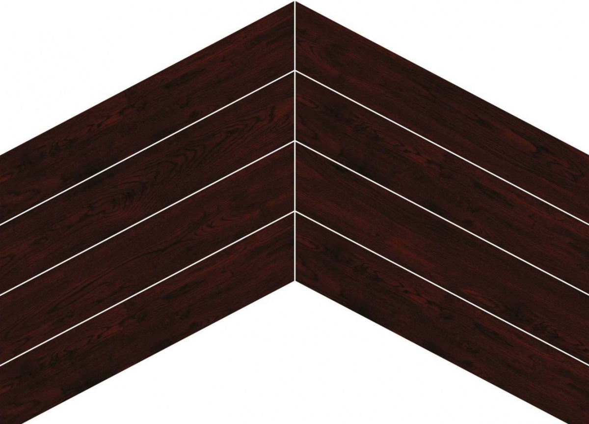 TRV405 - INDVT - SMOKEY CHOCOLATE OAK [CHEVRON] (900 X 150) [OO] - 1