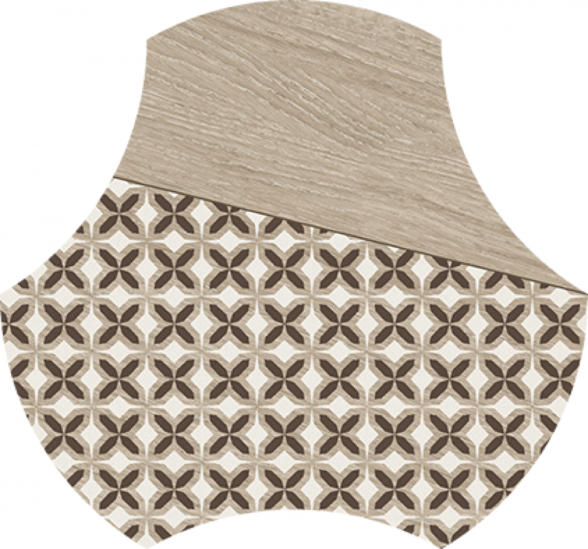 TRV402 - INDVT - PAVER MEDINA AMBER DECOR 1 [MATT GRANULLA] (214 X 200) [OO] - 10