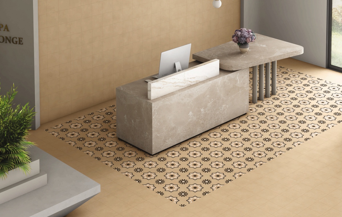 TRV402 - INDVT - LEVELS PEARL DECOR 1018 [MATT GRANULLA] (200 X 200) [OO] - 1