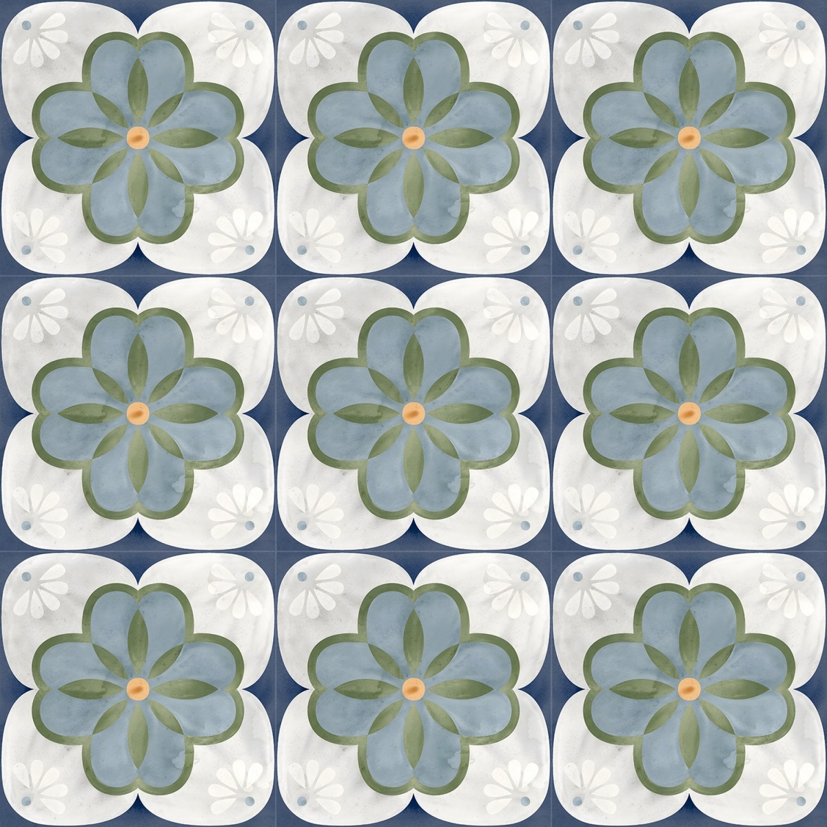 TRV416 - INDVT - ZAHARA BLUE [MATT] (600 X 600) [S]