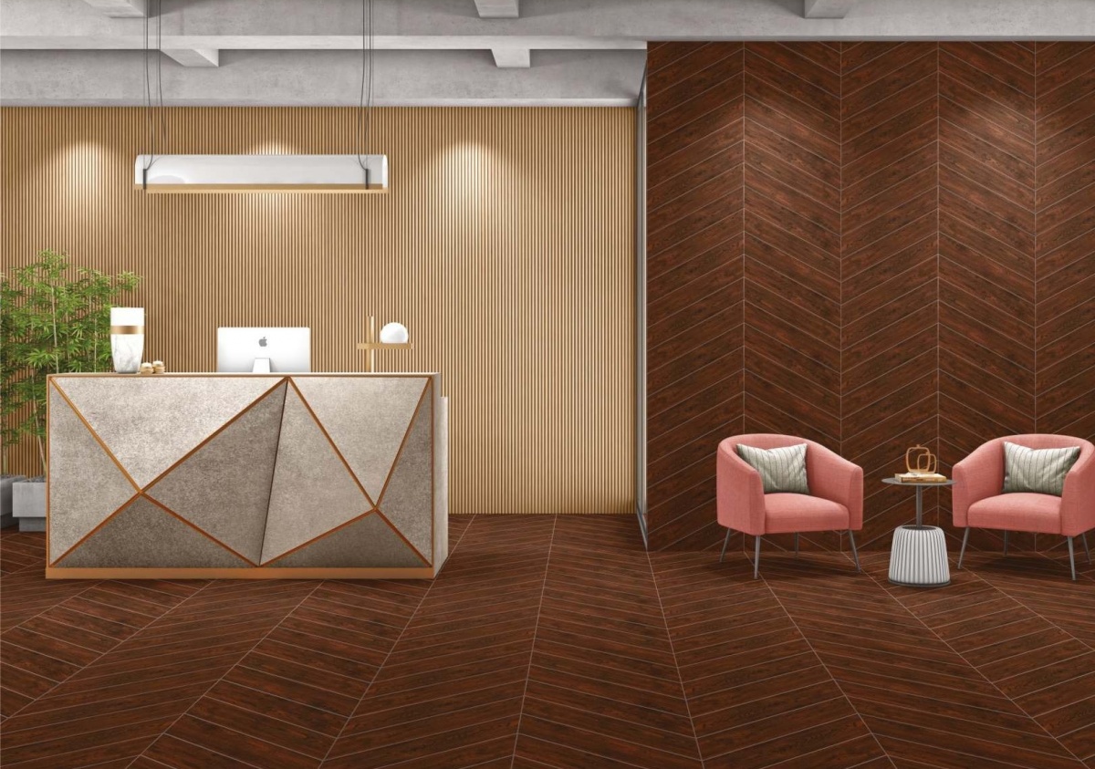 TRV405 - INDVT - BROWN WALNUT [CHEVRON] (900 X 150) [OO] - 2