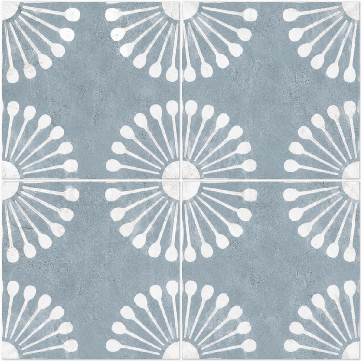 402 - TTM1 - PALMAS TEAL DECOR 1 [MATT GRANULA PUNCH] (200 X 200) [OO] - 1
