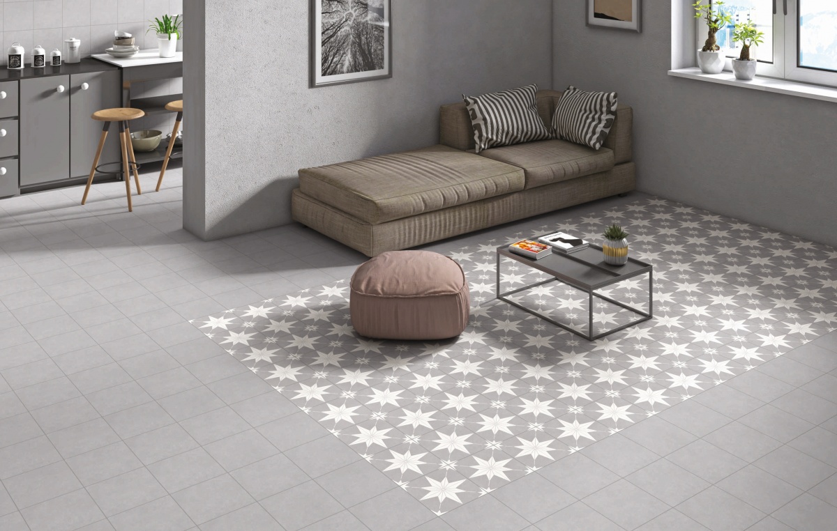 TRV402 - INDVT - LEVELS BLANC DECOR 1021 [MATT GRANULLA PUNCH] (200 X 200) [OO] - 1
