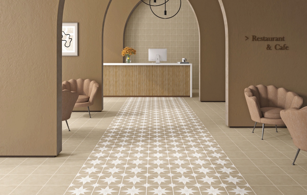 TRV402 - INDVT - LEVELS SAND DECOR 1024 [MATT GRANULLA PUNCH] (200 X 200) [OO] - 1