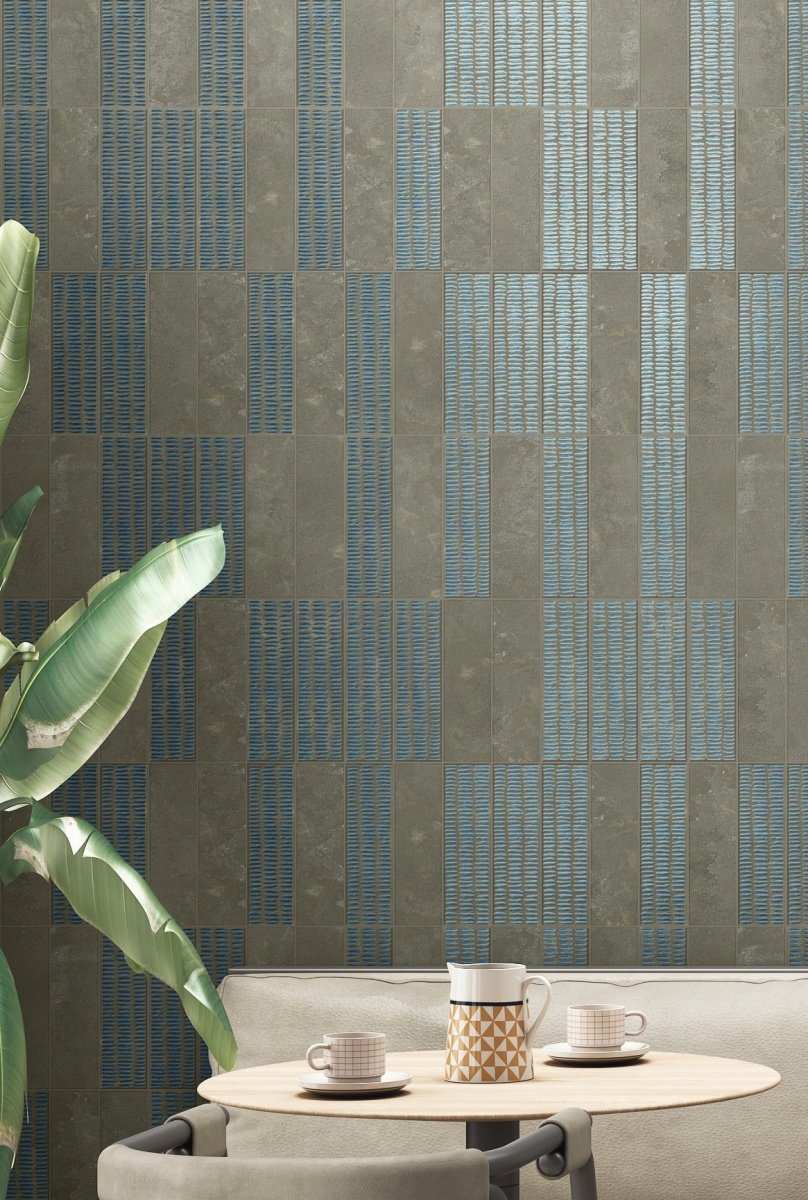 TRV402 - INDVT - WALTON OLIVE DECOR [OPAL PUNCH] (250 X 60) [OO] - 2