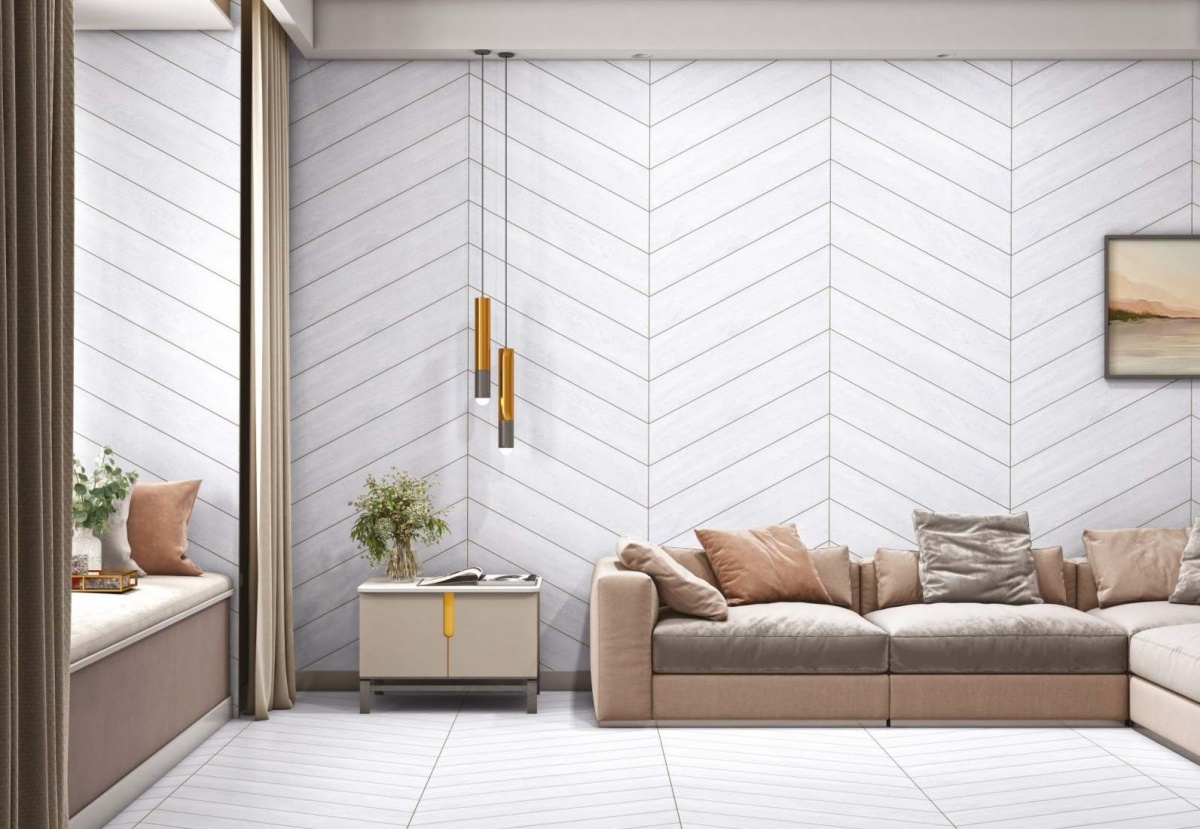 TRV405 - INDVT - CLASSIC WHITE [CHEVRON] (900 X 150) [OO] - 2