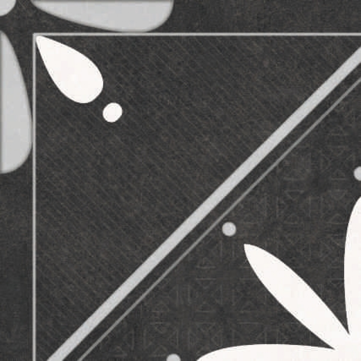 TRV402 - INDVT - LEVELS BLACK DECOR 1011 [MATT GRANULLA] (200 X 200) [OO] - 5