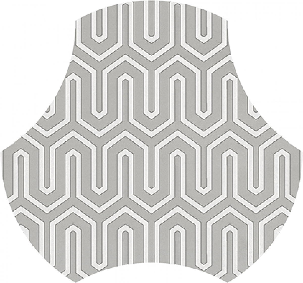 TRV402 - INDVT - PAVER CLASSIC SILVER DECOR [MATT GRANULLA] (214 X 200) [OO] - 5
