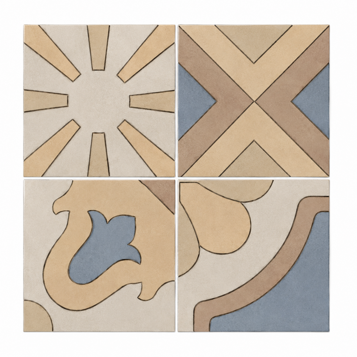 402 - TTM1 - INSPIRO TAUPE DECOR 1 [DIGIMATT 5.0] (200 X 200) [OO] - 1