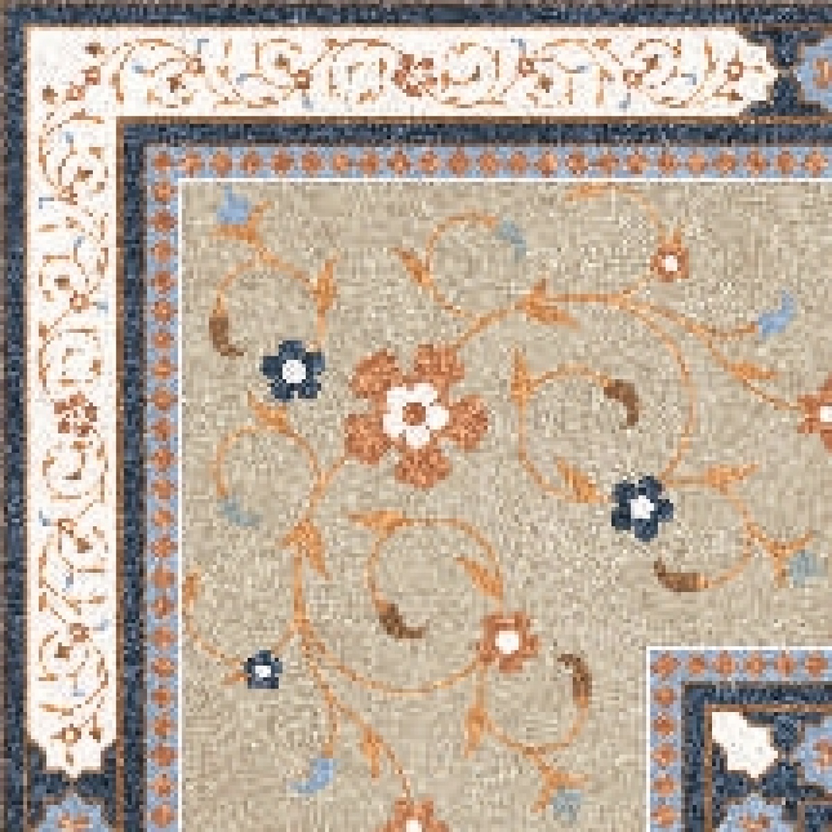 TRV402 - INDVT - LEVELS TEAL DECOR 3004 A [DIGIMATT 5.0] (200 X 200) [OO] - 2