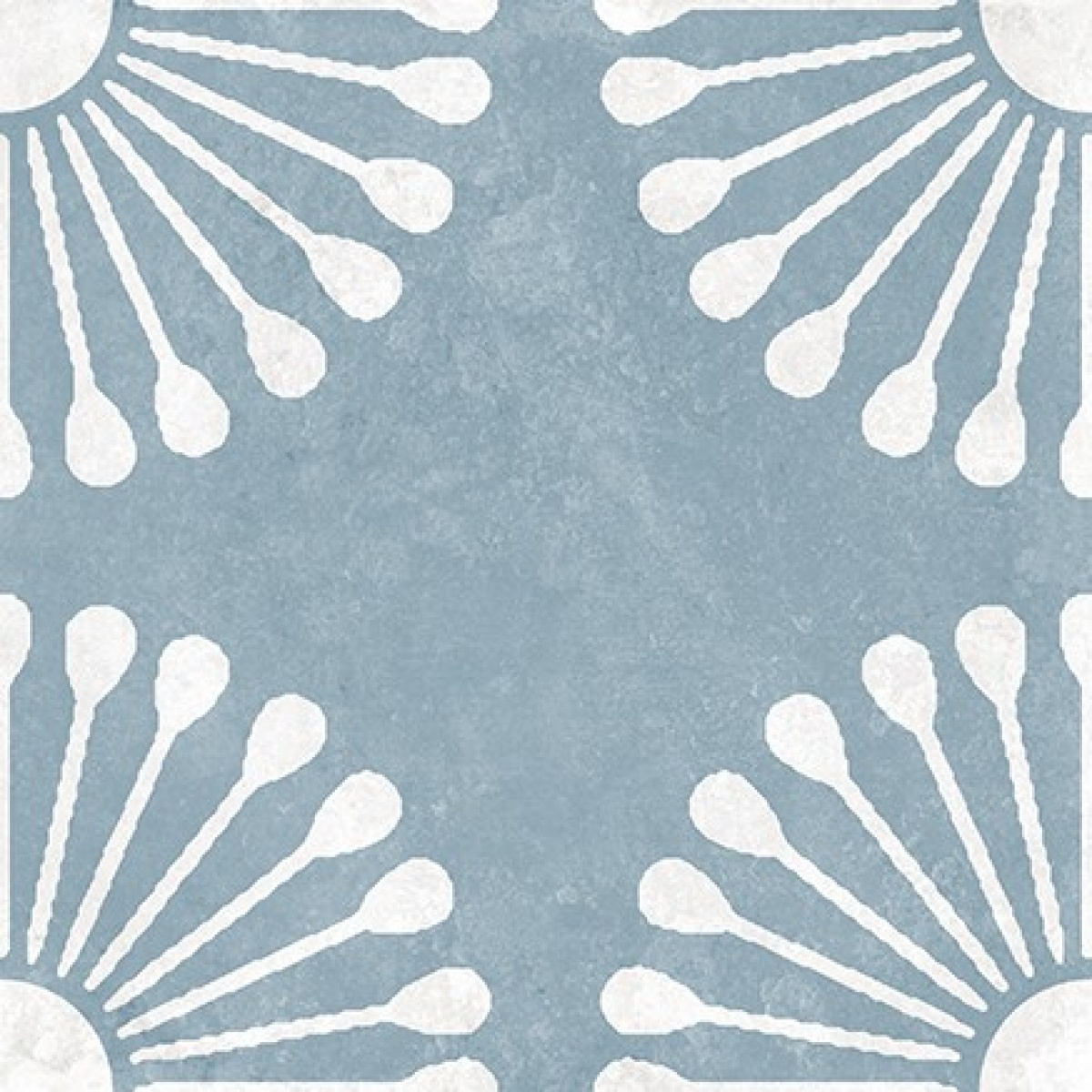 TRV402 - INDVT - PALMAS TEAL DECOR 1 [MATT GRANULA PUNCH] (200 X 200) [OO] - 1