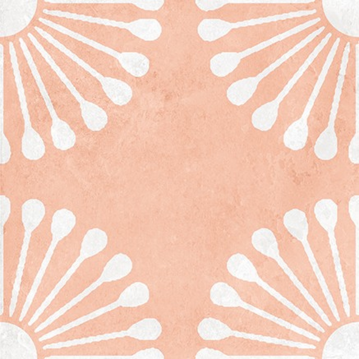 TRV402 - INDVT - PALMAS RED DECOR 1 [MATT GRANULA PUNCH] (200 X 200) [OO] - 1