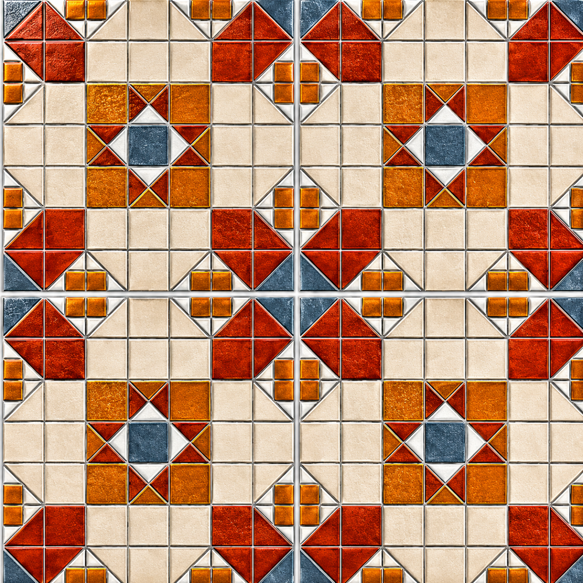 402 - TTM1 - SUMMER DECOR 1 [DIGIMATT PUNCH] (200 X 200) [OO] - 1