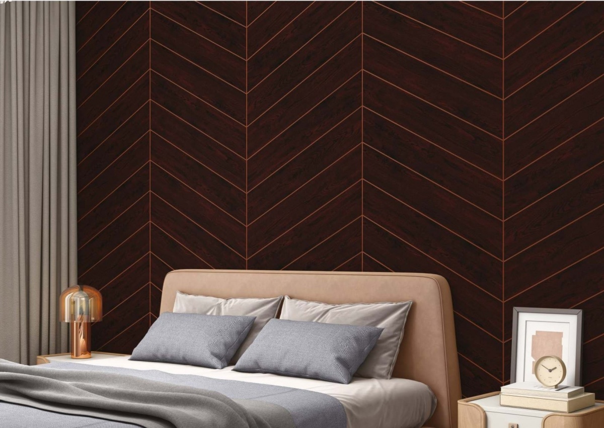 TRV405 - INDVT - SMOKEY CHOCOLATE OAK [CHEVRON] (900 X 150) [OO] - 2