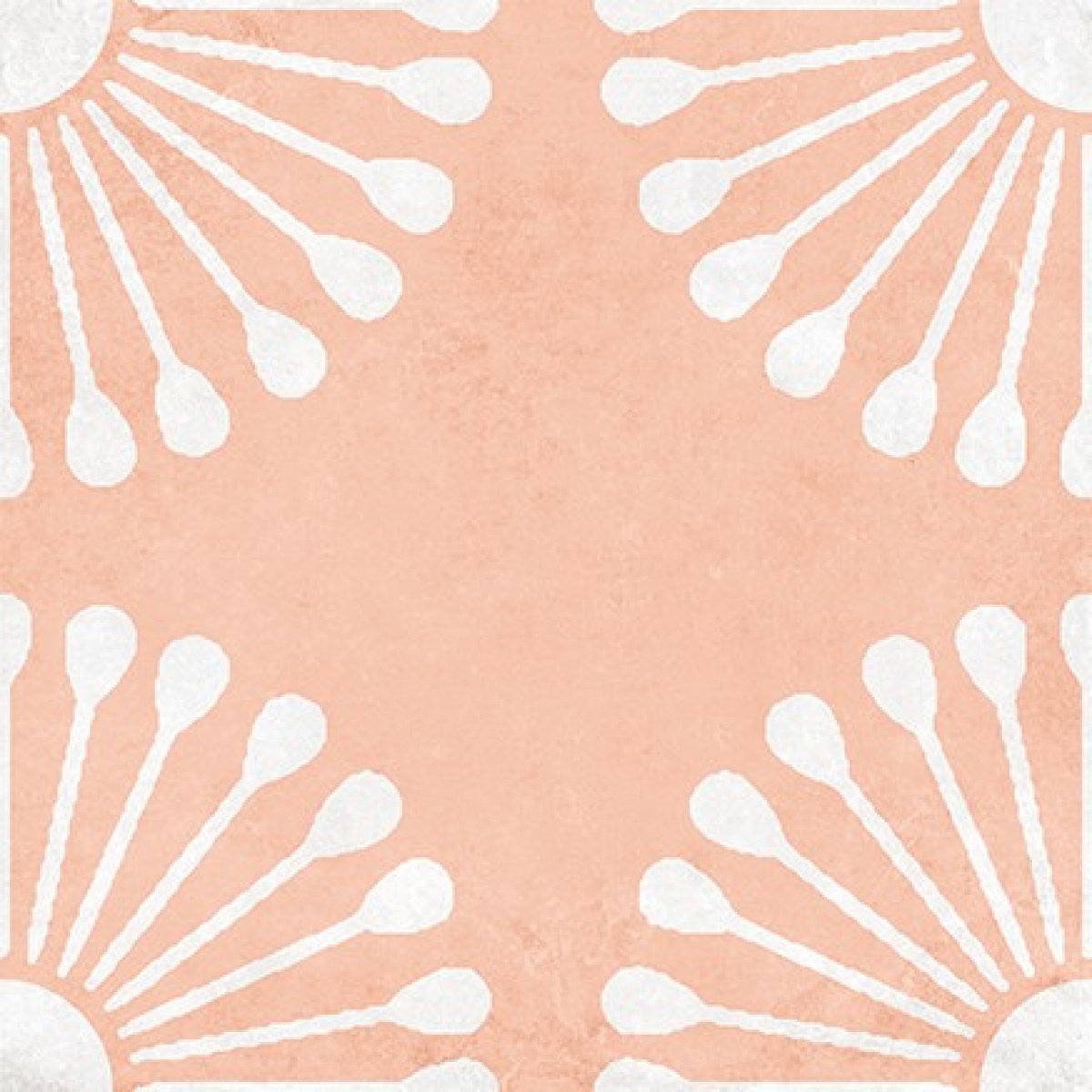 TRV402 - INDVT - PALMAS RED DECOR 1 [MATT GRANULA PUNCH] (200 X 200) [OO] - 2