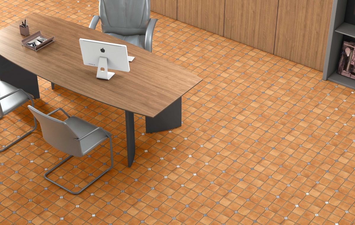 TRV402 - INDVT - VULCAVO BEIGE [GLOSSY GRANULA] (200 X 200) [OO] - 1