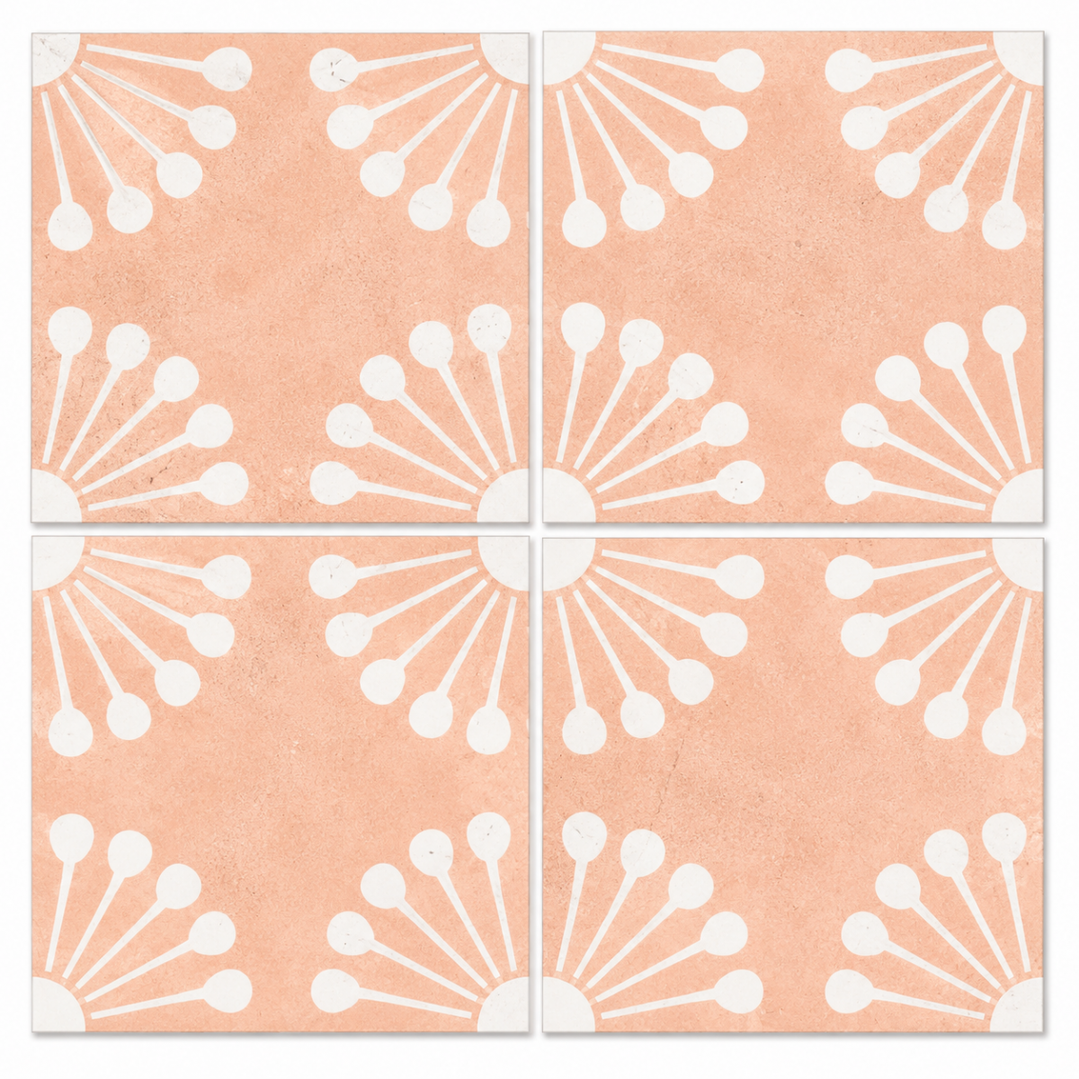 402 - TTM1 - PALMAS RED DECOR 1 [MATT GRANULA PUNCH] (200 X 200) [OO] - 1