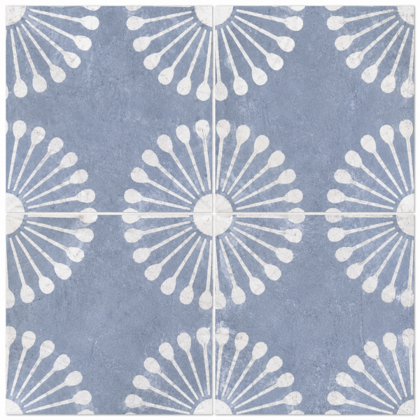402 - TTM1 - PALMAS BLUE DECOR 1 [MATT GRANULA PUNCH] (200 X 200) [OO]