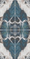 TRV402 - INDVT - EXOTIC AQUA [BOOKMATCH B] [GLOSSY] (2400 X 1200) [S]