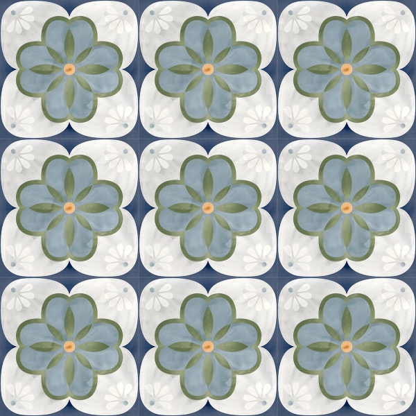 TRV416 - INDVT - ZAHARA BLUE [MATT] (600 X 600) [S]