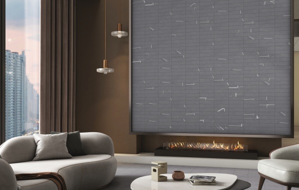 TRV402 - INDVT - LEVELS DIMGREY DECOR 2 [GLOSSY GRANULLA] (250 X 60) [OO]
