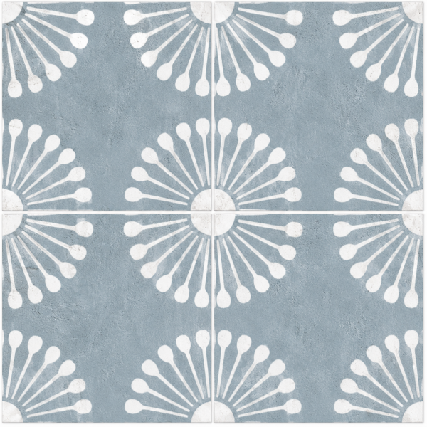 402 - TTM1 - PALMAS TEAL DECOR 1 [MATT GRANULA PUNCH] (200 X 200) [OO]