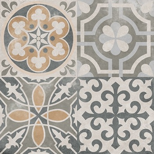 TRV402 - INDVT - NIZA GREY DECOR [1 GHR MATT PUNCH] (200 X 200) [OO]