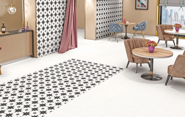 TRV402 - INDVT - LEVELS WHITE DECOR 1025 [MATT GRANULA] (200 X 200) [OO]