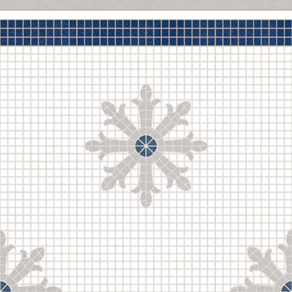 TRV402 - INDVT - ALASKA BLUE BORDER 2 [SP GLOSSY GRANULLA ] (200 X 200) [OO]