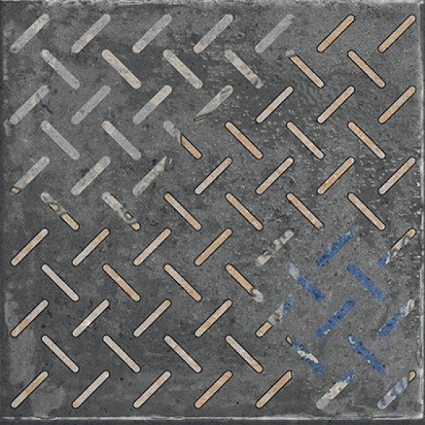 TRV402 - INDVT - VENEZZIA AZURRO DECOR 1 [GLOSSY GRANULA]] (200 X 200) [OO]
