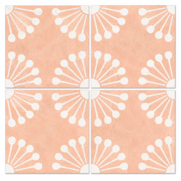 402 - TTM1 - PALMAS RED DECOR 1 [MATT GRANULA PUNCH] (200 X 200) [OO]