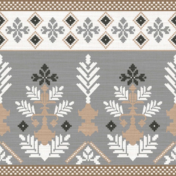 TRV402 - INDVT - ALASKA HALLEY BORDER 1 [GLOSSY GRANULLA ] (200 X 200) [OO]