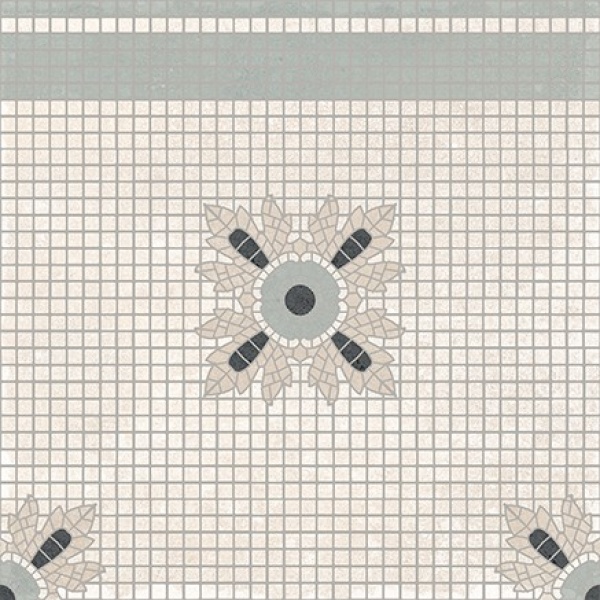 TRV402 - INDVT - ATLANTIQUE OLIVE BORDER 2 [DIGIMATT] (200 X 200) [OO]