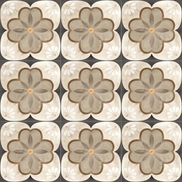 TRV416 - INDVT - ZAHARA BROWN [MATT] (600 X 600) [S]