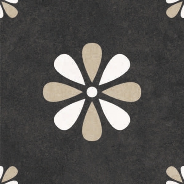 402 - TTM1 - LEVELS BLACK DECOR 3001 [MATT GRANULLA] (200 X 200) [OO]